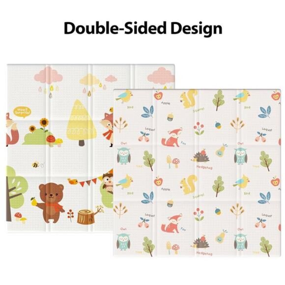 Baby Play Mat, 50 x 50 Inch Play Mat Perfect for Use Baby Playpen, Foldable - Picture 13 of 16